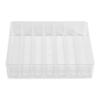 ALOEU Eyeshadow Palette Organizer- 7 Section Divided Makeup Acrylic Palette Organizer Holder for Vanity Cosmetics Makeup view 1