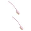 Angoily 2pcs Natural Material Long Handle Body Brush Soft Bristles Shower Body Scrubber for Exfoliating Ergonomic Handle for Family Use view 1