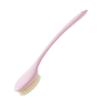 Angoily 2pcs Natural Material Long Handle Body Brush Soft Bristles Shower Body Scrubber for Exfoliating Ergonomic Handle for Family Use view 3
