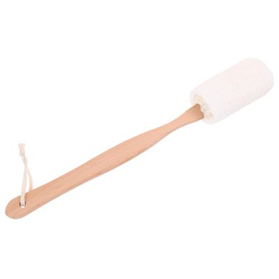 Angoily 2pcs Natural Loofah Back Scrubber Bath Brush Deep Cleansing Body Exfoliator Handle for Safe Skin Care Comfortable Touch and Enhanced Health