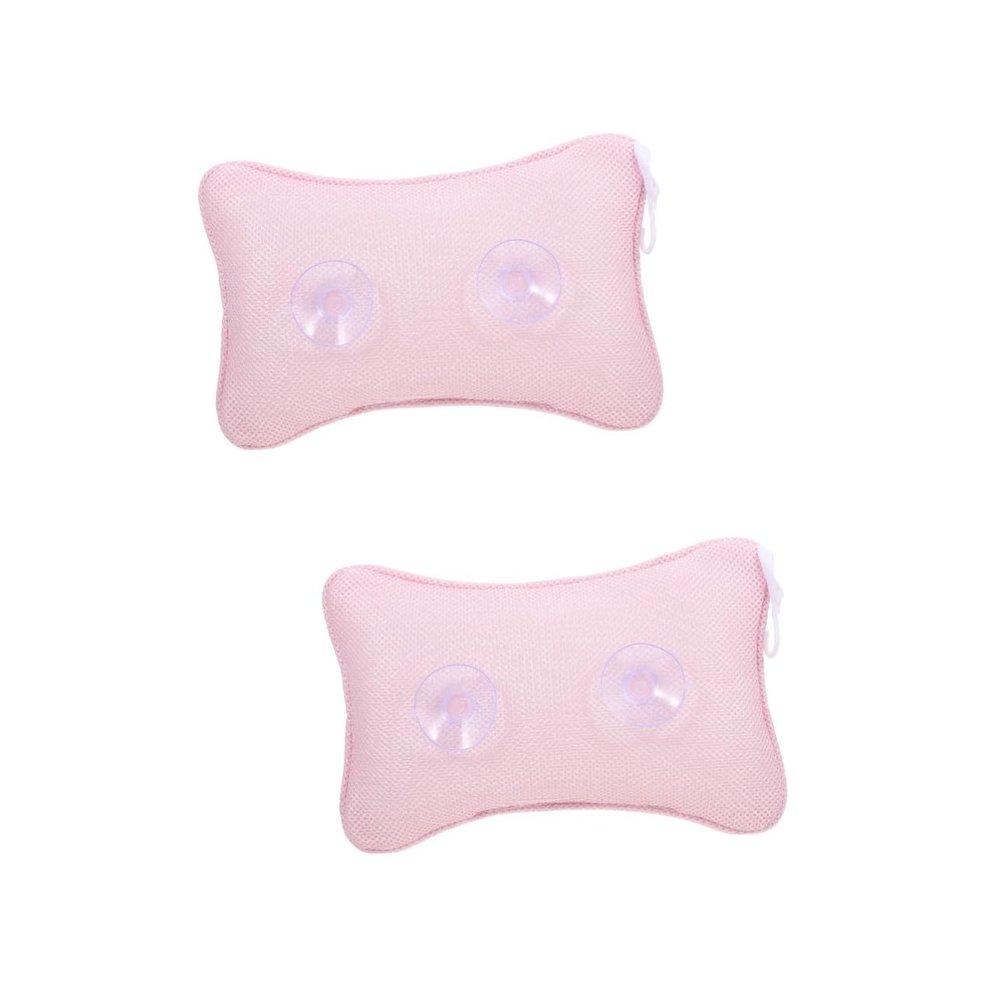 Angoily 2pcs Mesh Bathtub Pillow Strong Cups for Comfortable Neck and Support Quick-Drying and Non- Bath Tub Accessory for Relaxing Spa