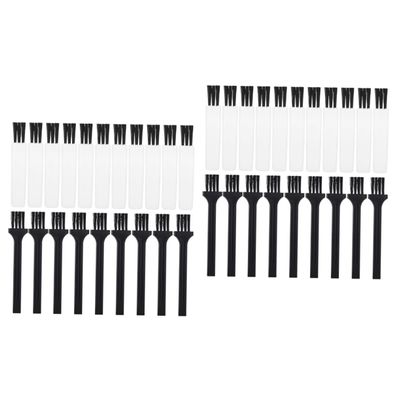 60 Pcs Shaver Cleaning Brush Laptop Brush Cleaner Keyboard Cleaning Tool Hair Clipper Brush Multipurpose Plastic Brush Razor Brush Razor Cleaning Brush Duster Keyboard Brush