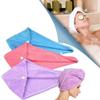 KIKBAX 1pc Microfibre Hair Drying Towel Hat Womens Girls Dry Absorption Hair Cap Towels Head Wrap Bathing Tool (Color : Brown, Size : One Size) view 2