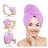 KIKBAX 1pc Microfibre Hair Drying Towel Hat Womens Girls Dry Absorption Hair Cap Towels Head Wrap Bathing Tool (Color : Brown, Size : One Size) view 4