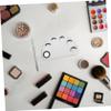 Angoily Stainless Steel Nail Art Palette Set Mixing Tray for Makeup and Nail Design Easy to Tool for Artists and Diy Enthusiasts view 3