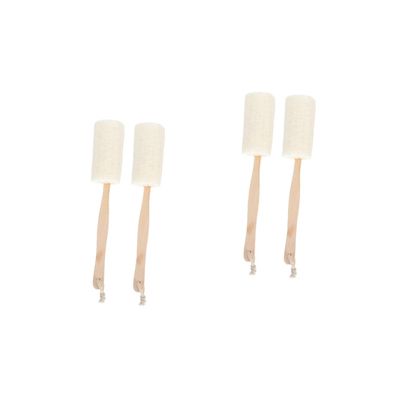 Angoily 4pcs Home Use Skin Exfoliating Brush for Neck Shoulders Feet Body Deep Cleaning