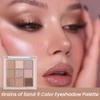 CAKAILA 9Colors Rose Gold Brown Nude Neutral Eye Shadows Palette Makeup,Shimmer Matte Korean Natural Naked Brown Eyeshadow Palette,Highly Pigmented Naturing-Looking Long Lasting Waterproof view 3