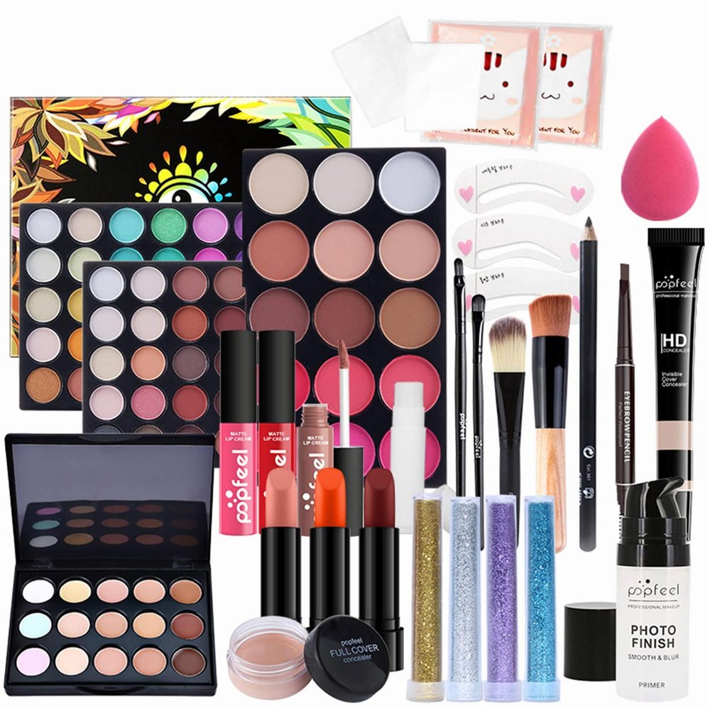 25 PCS Makeup Kit for Women Full Kit, Multi-Purpose Makeup Kit All-in-One Makeup Gift Set Makeup Essential Starter Kit, Compact and Lightweight Design for Girls, Women