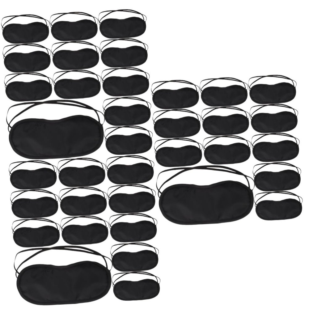 Healeved 72pcs Sleeping Eye Masks for Women Men Elastic Sleep Blindfold Cover Portable for Travel Home
