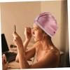 DOITOOL Quick Dry Hair Cap Fleece Hair Towel Hat for Women Dryer Bath Water-Absorbent Supplies view 3