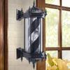 WeBert Barber Pole Light Barber Pole led Light, 220V Hair Salon Sign Light Barber Shop Pole LED Light Salon Shop Outdoor Wall Lamp view 2