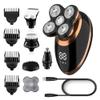 EKHOU Head Shavers for Bald Men, 5 in 1 Wet Dry Electric Shaver for Men Beard Hair Trimmer Electric Razor Rechargeable Bald Shaving Machine LCD Display Grooming Kit view 1