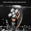 EKHOU Head Shavers for Bald Men, 5 in 1 Wet Dry Electric Shaver for Men Beard Hair Trimmer Electric Razor Rechargeable Bald Shaving Machine LCD Display Grooming Kit view 2