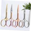 Angoily 12pcs Professional Beard Scissors Stainless Steel Mustache Trimmer for Barbers Painless Shears Random Color view 2