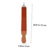 Angoily 3pcs Cow Hide Barber Strop Double Sided Sharpening Belt Canvas Razor Strop Leather Sharpening Strap Final Honing Tool view 4