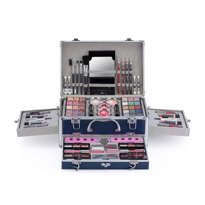 Box Set Cosmetic Set Beauty Gift Set Makeup Artist Eye Shadow Set, including eye shadow, eyeliner, lip liner, glitter, lip gloss, and a series of other products