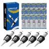OFEYLE Tattoo Cartridge Needles 20pcs White Disposable Tattoo Needle Cartridges RL RS RM M1 Round Liner Shader Magnum for Rotary Tattoo Machine Pen Permanent Makeup Tattoo Supplies (14RS) view 1