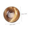 Angoily 3pcs Natural Horn Shaving Bowl and Unbreakable Shaving Soap Cup for Men Smooth Finish Dad Boyfriend view 4