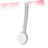 Angoily 2pcs Handle Bath Brush PVA Sponge Exfoliating Shower Accessory for Home Bathroom for Softening Skin Feet and Legs Grey view 4