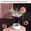 AHDFY Portable Lazy Electric Cleaning Brush, Electric Makeup Brush Cleaner, Cosmetic Brush Cleaner, Automatic Spinning Makeup Brush Cleaner, Fit Makeup Brush view 2