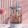 AHDFY Portable Lazy Electric Cleaning Brush, Electric Makeup Brush Cleaner, Cosmetic Brush Cleaner, Automatic Spinning Makeup Brush Cleaner, Fit Makeup Brush view 3