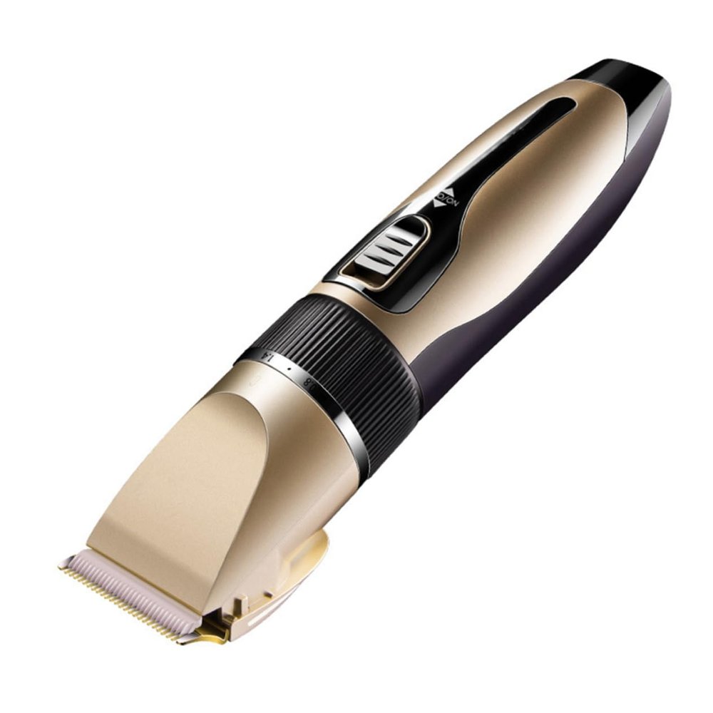 Beatifufu Rechargeable Hair Clippers Set for Adults and Boy Girl Low Noise Haircut Trimmer with USB Charging Professional Hair Cutting Kit Golden
