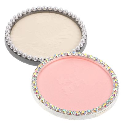Angoily 2sets Nail Art Display Board Mixing Tray Pigment Tray Palette for Nail Art 2pcs*2