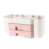 KELINFONG Large Makeup Organizer Dustproof Cosmetic Storage Box for Lipstick, Brushes, Lotions, Eyeshadow, Nail Polish and Jewelry Makeup Storage Box for a Stylish Vanity, Bathroom, or Dresser Dcor view 1