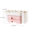 KELINFONG Large Makeup Organizer Dustproof Cosmetic Storage Box for Lipstick, Brushes, Lotions, Eyeshadow, Nail Polish and Jewelry Makeup Storage Box for a Stylish Vanity, Bathroom, or Dresser Dcor view 3