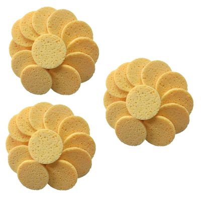 DOITOOL 60pcs Makeup Remover Pads Round Soft Sponge Reusable Cotton Pads for Face Cleaning and Makeup Removal