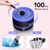 AHDFY Electric Makeup Brush Cleaner Machine, Make up Brush Cleaner Set, Quick Cleaning Electric Makeup Brush Cleaner Machine, USB Automatic Spinner Cosmetic Brush Cleaner, for All Makeup Brushes view 4