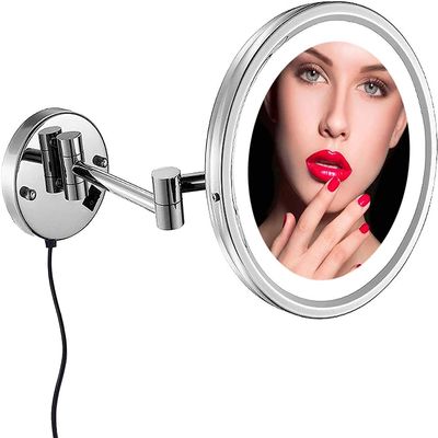 Makeup Mirror Wall Mounted 10x, Round Make Up Mirror, 180 Rotating Portable- for Makeup, Shaving, Facial Care