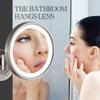 Makeup Mirror Wall Mounted 10x, Round Make Up Mirror, 180 Rotating Portable- for Makeup, Shaving, Facial Care view 3