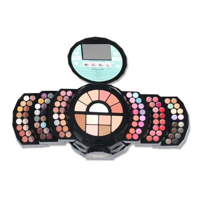 114 Colors Cosmetic Make up Palette Set Kit with Eyeshadow Lip Colors & More,All-in-One High Pigment Powder Pallet Kit with Mirror, Applicators
