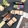 2 Pack 12 Colors Makeup Nude Colors Eyeshadow Palette Natural Nude Matte Shimmer Glitter Pigment Eye Shadow Pallete Set Waterproof Smokey Professional Beauty Makeup Kit (2 PCS) view 1