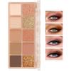 10 Colors Makeup Naked Eyeshadow Palette,Nude Matte Shimmer Eyeshadow Palette,Natural Glitter Pigment Eye Shadow Pallete Set Long Lasting & Waterproof Smokey Eye Professional Beauty Makeup Kit #2 view 1