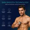 VOYOR Body Hair Trimmer for Men,Electric Razor,Versatile Groin & Body Trimmer,Waterproof and Cordless Shaver, Manscaper for Men, USB-C Charging Groomer,Ceramic Blade Razor Male Grooming HT310 (Black) view 2