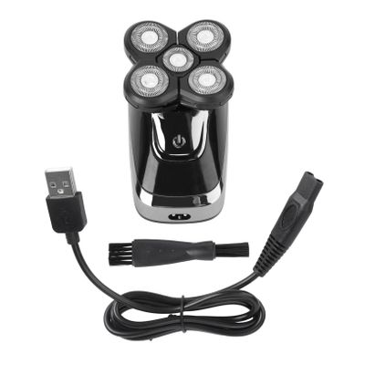 Beatifufu Intelligent Shaving 5 Floating Heads Electric Shaver Waterproof Men's Face Hair Trimmer Rechargeable