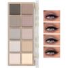 10 Colors Makeup Naked Eyeshadow Palette,Nude Matte Shimmer Eyeshadow Palette,Natural Glitter Pigment Eye Shadow Pallete Set Long Lasting & Waterproof Smokey Eye Professional Beauty Makeup Kit #4 view 1