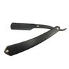 Beatifufu Men Vintage Straight Wooden Handle Manual Shaving Tool for Beard Hair Portable Easy to Use for Barbers Salons Space-saving Design view 1