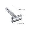 Beatifufu Manual Razor Shaving Tool Double Razor Mens Shaving Double Edge Manual Shaver for Comfortable Touch for Barber Shops Home Use view 2