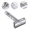 Beatifufu Manual Razor Shaving Tool Double Razor Mens Shaving Double Edge Manual Shaver for Comfortable Touch for Barber Shops Home Use view 3