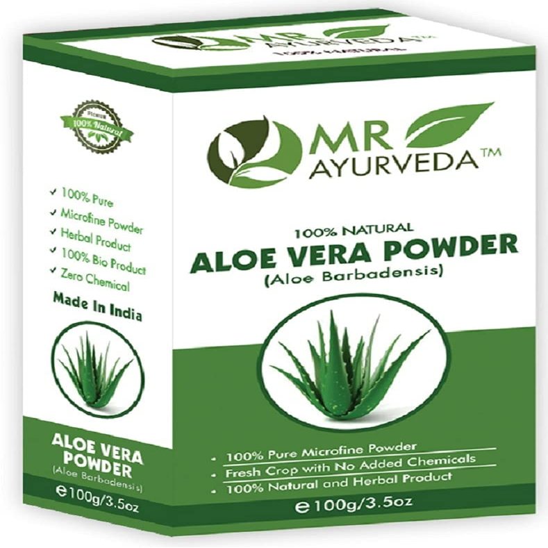 ATS Aloe Vera Powder | Aloe Vera Powder for Face | Aloe Vera Powder for Skin | Aloe Vera Powder Organic | Aloe Vera Powder for Hair, 100 Grams