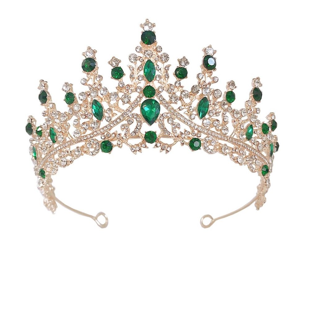 MAGICLULU Sparkling Bridal Crown Rhinestone Tiara Wedding Party Headpiece for Women