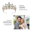 MAGICLULU Sparkling Bridal Crown Rhinestone Tiara Wedding Party Headpiece for Women view 2