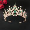 MAGICLULU Sparkling Bridal Crown Rhinestone Tiara Wedding Party Headpiece for Women view 3