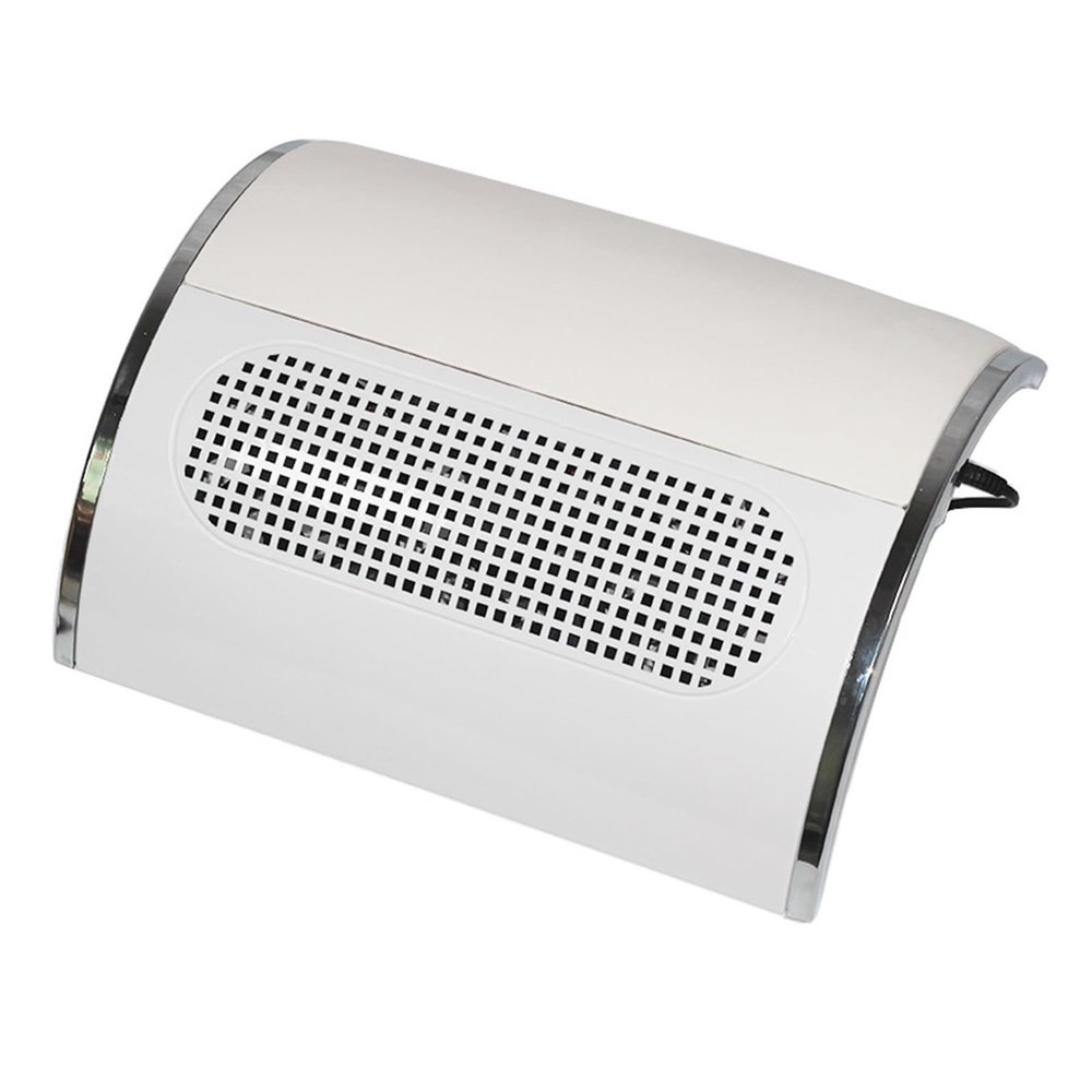 Nail Dust Collector,Acrylic Nail Dust Collector Powerful Nail Dust Suction Collector 3 Fan/1 Fan Vacuum Cleaner Manicure Tools With Dust Collecting Bags Nail Art Suction for Nails Vacuum Machine