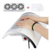 Nail Dust Collector,Acrylic Nail Dust Collector Powerful Nail Dust Suction Collector 3 Fan/1 Fan Vacuum Cleaner Manicure Tools With Dust Collecting Bags Nail Art Suction for Nails Vacuum Machine view 2