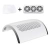 Nail Dust Collector,Acrylic Nail Dust Collector Powerful Nail Dust Suction Collector 3 Fan/1 Fan Vacuum Cleaner Manicure Tools With Dust Collecting Bags Nail Art Suction for Nails Vacuum Machine view 3