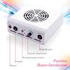 UIILO Nail Dust Collector,80W Nail Dust Collector 2 in 1 Powerful Nail Dust Extractor Cleaner Suction Fan Machine Pedicure Nail Tools,White view 4